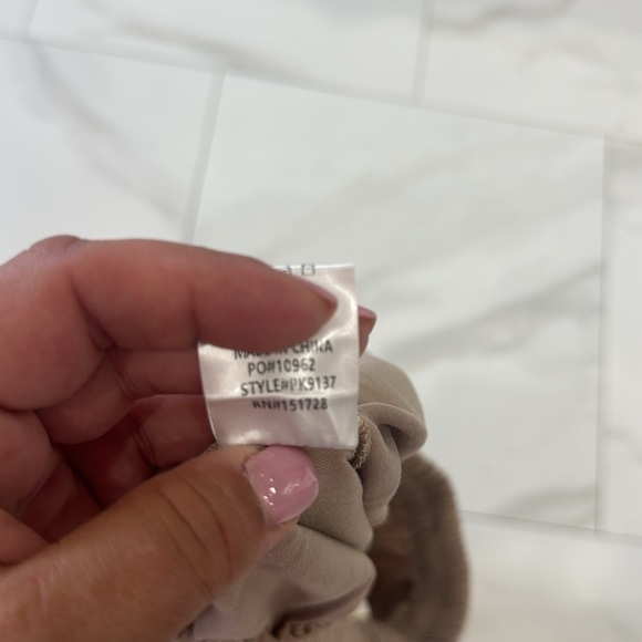 Ee:some Tan Wide Leg Pants. Sz Large - Picture 10 of 11